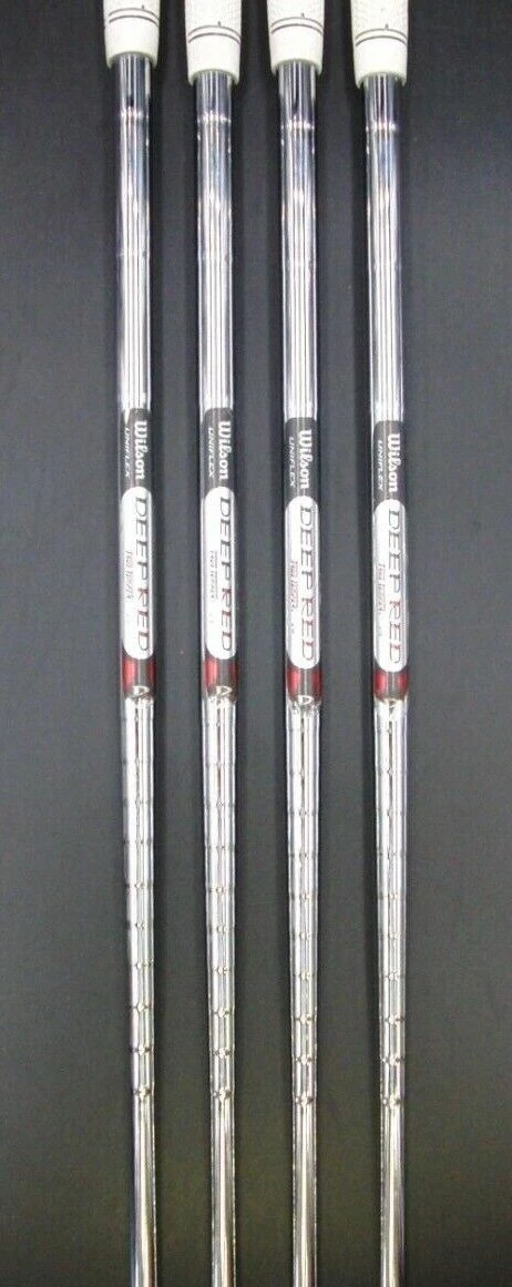 Set 7 X Wilson Deep Red Maxx Irons 4-PW Uniflex Steel Shafts Lamkin Golf Grips 8 Set 7 X Wilson Deep Red Maxx Irons 4-PW Uniflex Steel Shafts Lamkin Golf Grips - Image 6
