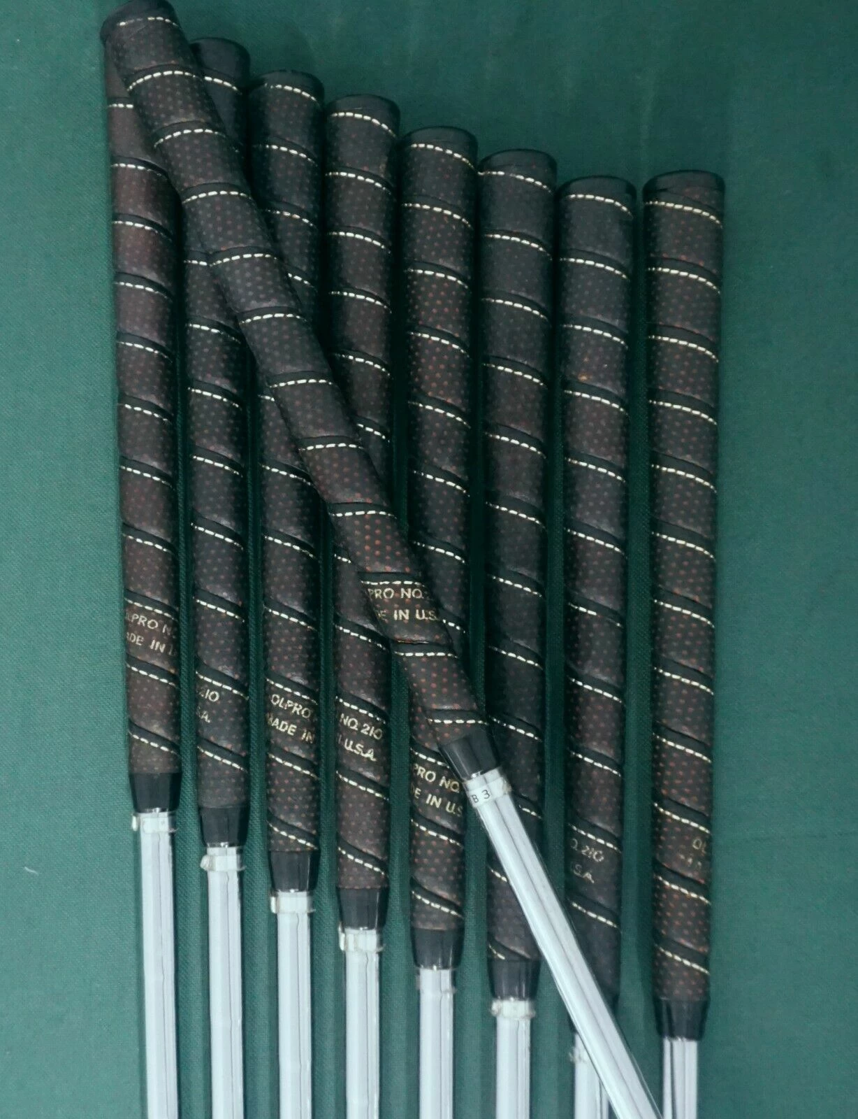 Vintage Collectors Set Of 9 X Mizuno Grand Monarch Irons 3-SW Regular Steel 8 Vintage Collectors Set Of 9 X Mizuno Grand Monarch Irons 3-SW Regular Steel - Image 6