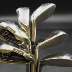 Set Of 6 X TourEdge Geomax 2 Bazooka Irons 5-PW Regular Graphite Shafts