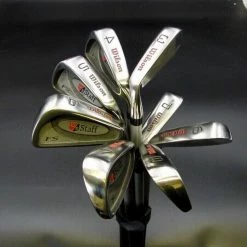 Set 8 X Wilson Staff FS Irons 3-PW Regular Graphite Shafts Tour Golf Grips