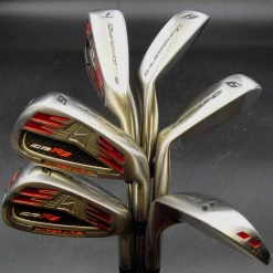 Japanese Set Of 6 X Dynaworks ICBR3 Hyper M.R.S. Irons 5-PW Regular Steel Shafts