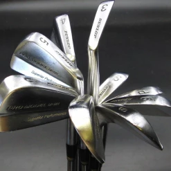 Set Of 9 X Dunlop Pro Model DP-501 Irons 3-SW Regular Steel Shafts