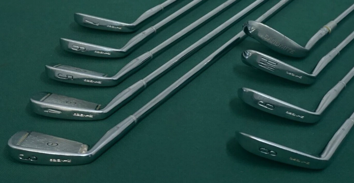 Vintage Collectors Set Of 9 X Mizuno Grand Monarch Irons 3-SW Regular Steel 6 Vintage Collectors Set Of 9 X Mizuno Grand Monarch Irons 3-SW Regular Steel - Image 4