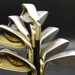 Set Of 8 Ping 50th Anniversary G10 Yellow Dot Irons 4-SW Regular Graphite Shafts
