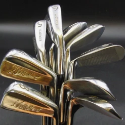 Set Of 9 X Slazenger Seve Ballesteros Irons 3-SW Regular Steel Shafts Avon Grips