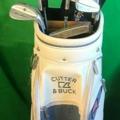 Cleveland, Ray Cook, Cutter & Buck Set Of Cleveland Form Forged Irons 3-PW + SW Driver Wood & Hybrid Putter + Bag -Golf Bags Shop 32 19692aa0 06ae 43fd 8fbe 5e694b63138e