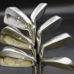 Set Of 7 X Ping S55 Yellow Dot Irons 4-PW Stiff Steel Shafts Ping Grips