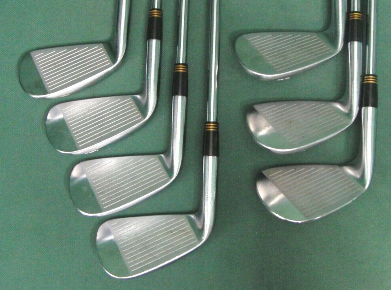 Set Of 7 X Srixon I-302 Forged Irons 4-PW Stiff Steel Shafts Mixed Grips 5 Set Of 7 X Srixon I-302 Forged Irons 4-PW Stiff Steel Shafts Mixed Grips - Image 3