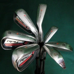 Adams® Set Of 7 X Adams Golf RPM Irons 4-PW Uniflex Steel Shafts Adams Golf Grips