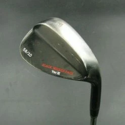 Japanese Black Milled Face Ver III 58°-10° Sand / Lob Wedge Regular Steel Shaft