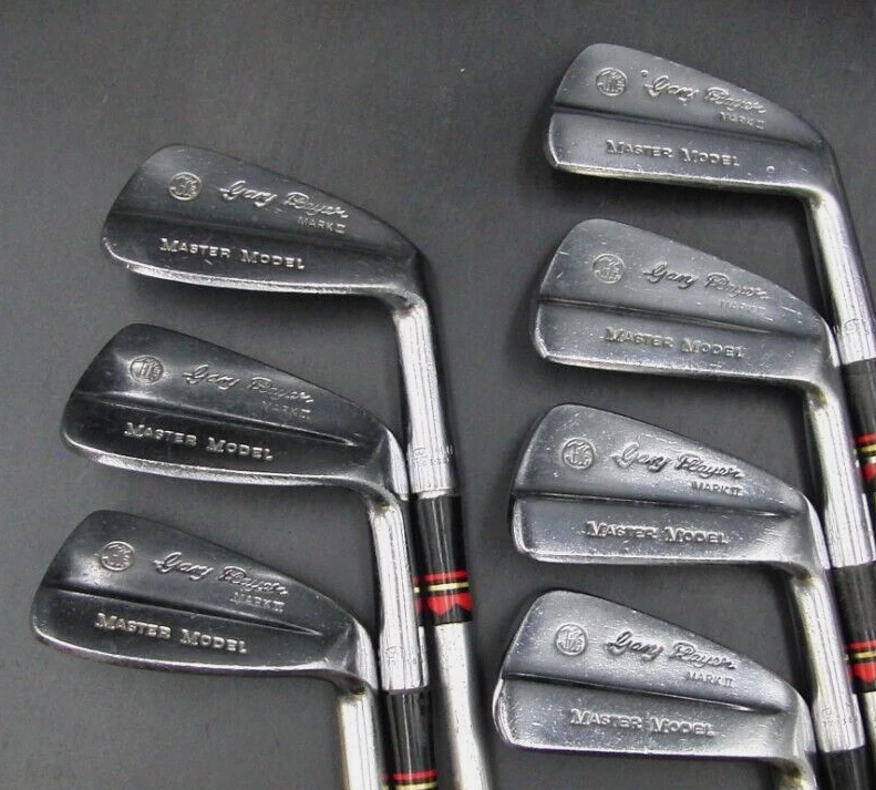 Set Of 7 X John Letters Gary Player Master Model Irons 4-10 Coated Steel Shafts 4 Set Of 7 X John Letters Gary Player Master Model Irons 4-10 Coated Steel Shafts - Image 2