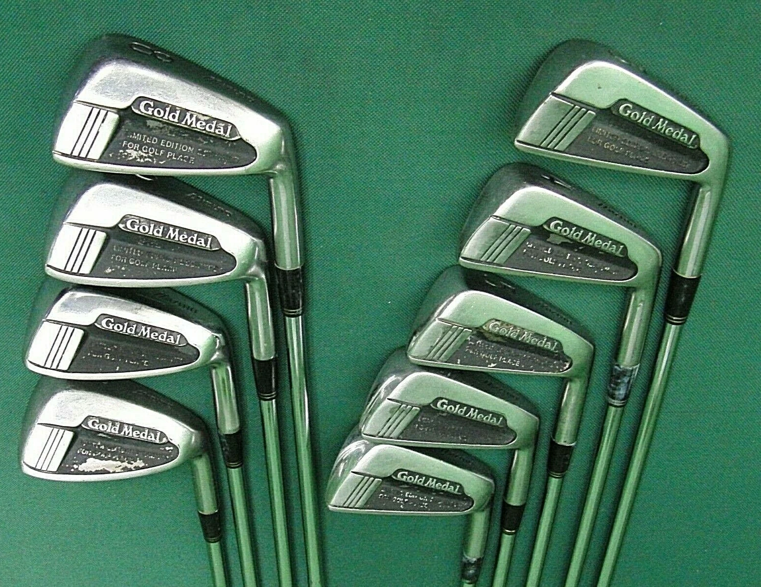 Set Of 9 X Mizuno Gold Medal Irons 3-SW Regular Steel Shafts Mizuno Grips 4 Set Of 9 X Mizuno Gold Medal Irons 3-SW Regular Steel Shafts Mizuno Grips - Image 2
