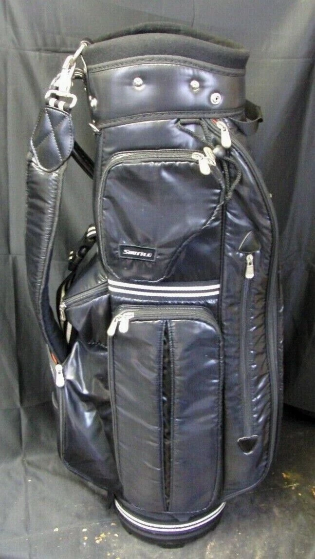 3 Division Maruman Shuttle Black White Tour Cart Trolley Golf Bag 6 3 Division Maruman Shuttle Black White Tour Cart Trolley Golf Bag - Image 4