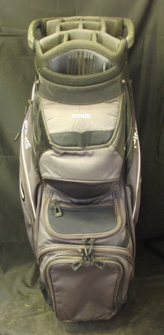 15 Division Ping Pioneer Dark Blue White Tour Cart Golf Clubs Bag 4 15 Division Ping Pioneer Dark Blue White Tour Cart Golf Clubs Bag - Image 2