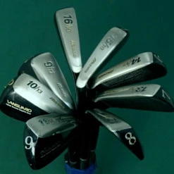 Collectors Set Of 7 X Mizuno Vanguard Hybrid Irons 4-SW Seniors Graphite Shafts
