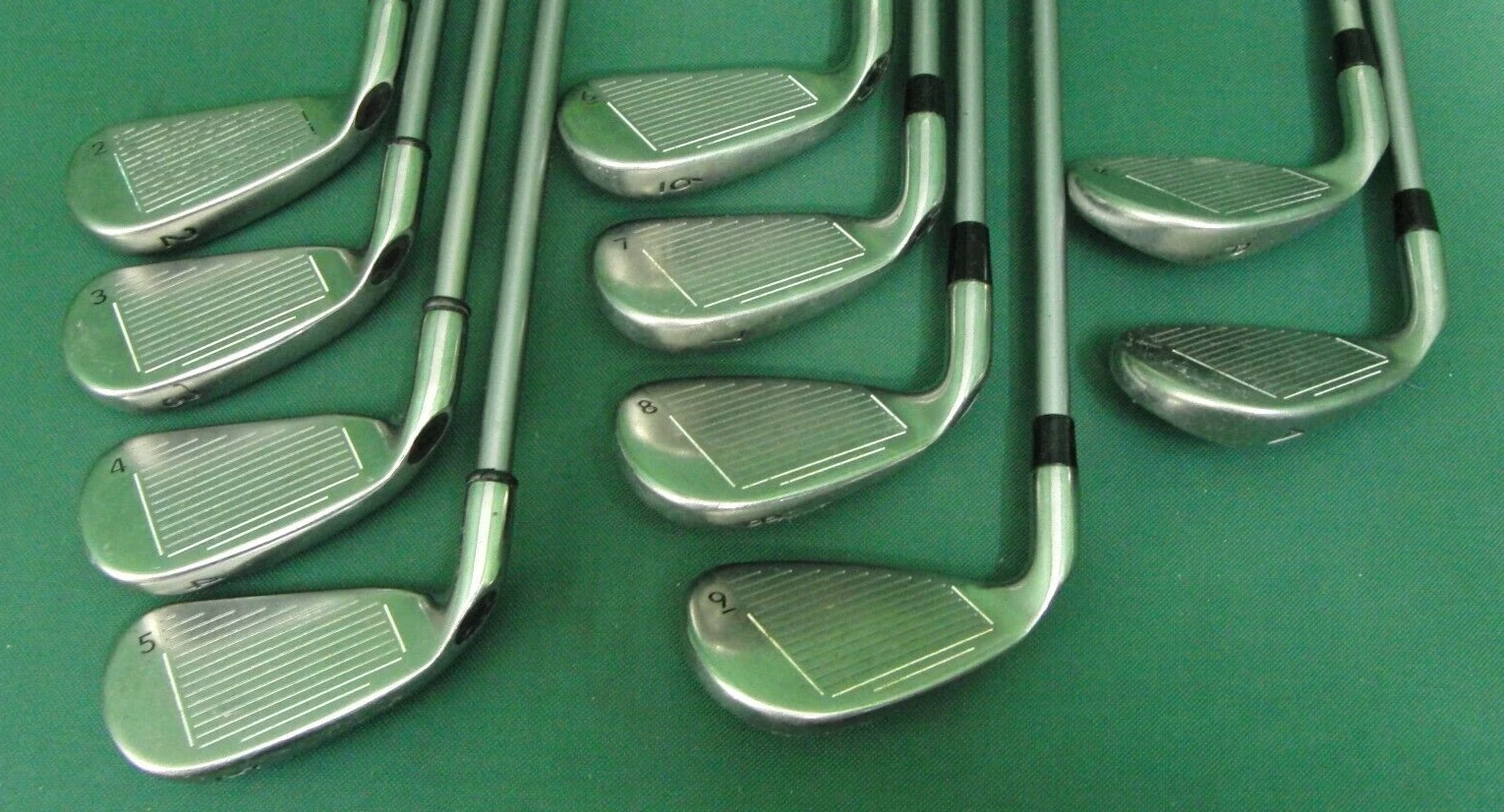 Set 10 X Callaway Steelhead X16 Irons 2-PW + AW Stiff Graphite Shafts 4 Set 10 X Callaway Steelhead X16 Irons 2-PW + AW Stiff Graphite Shafts - Image 2