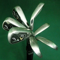 Set 7 X Callaway ERC FUSION Irons 4-PW Regular Graphite Shafts E.R.C