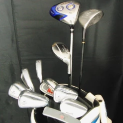 Bridgestone, Dunlop, Maruman, Macgregor, Howson, Arrowtube Set Of BridgeStone TourStage ViQ 5-SW + Driver + 3 Wood + 4 Hybrid + Putter +Bag