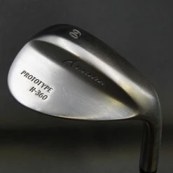 Japanese Akira Prototype H-360 60 Deg Lob Wedge Regular Steel Shaft G/Pride Grip