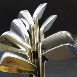 Set Of 8 X Wilson Staff Tour Blade FG59 Forged Irons 3-PW Regular Steel Shafts