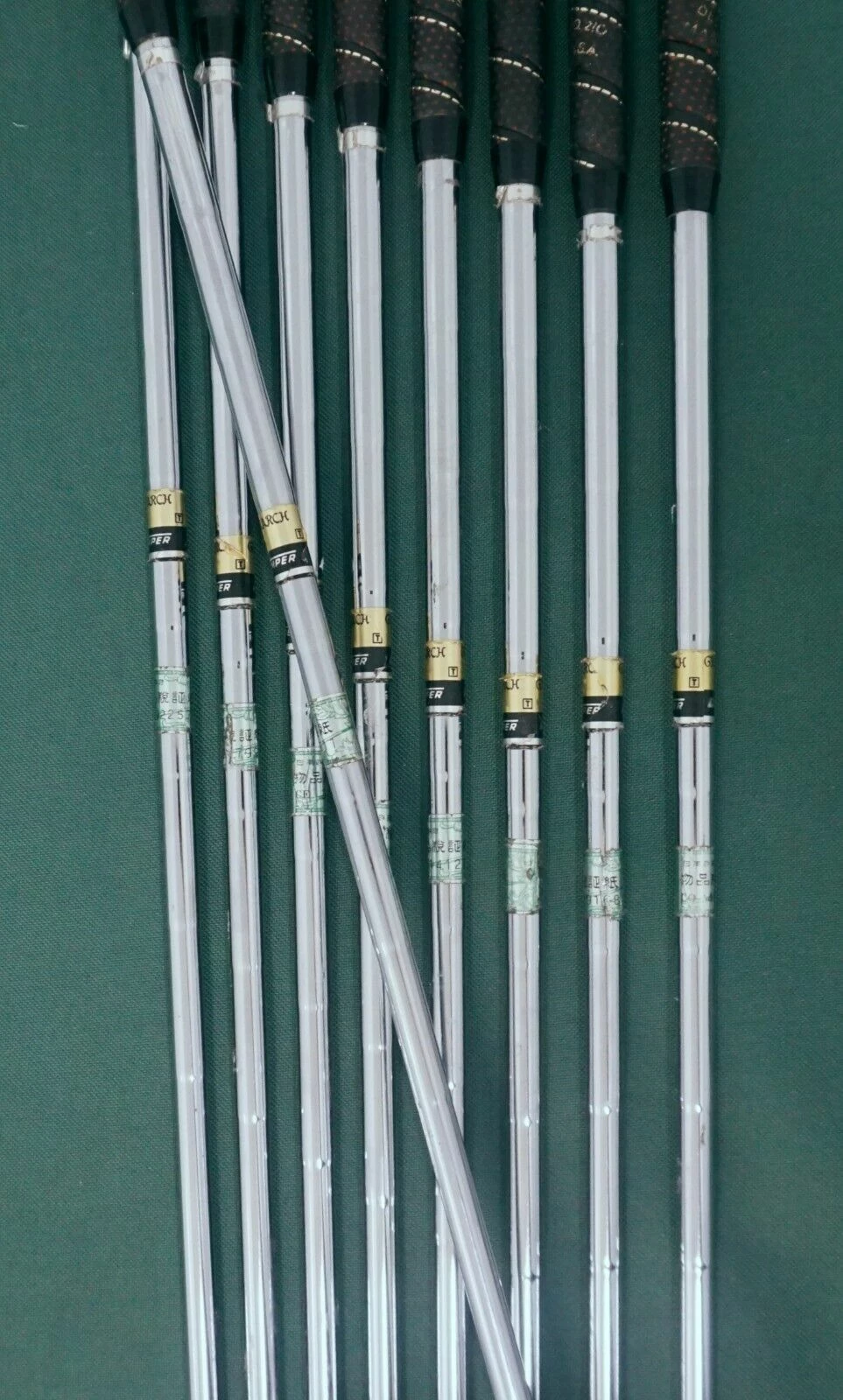 Vintage Collectors Set Of 9 X Mizuno Grand Monarch Irons 3-SW Regular Steel 7 Vintage Collectors Set Of 9 X Mizuno Grand Monarch Irons 3-SW Regular Steel - Image 5