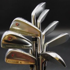 Set Of 8 X Wilson Staff Tour Blade Forged FG59 Irons 3-PW Stiff Steel Shafts