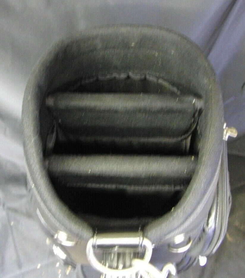 3 Division Maruman Shuttle Black White Tour Cart Trolley Golf Bag 7 3 Division Maruman Shuttle Black White Tour Cart Trolley Golf Bag - Image 5