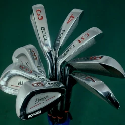 Set 8 X Ben Hogan Edge Forged Irons 3-PW Regular Steel Shafts Mixed Grips