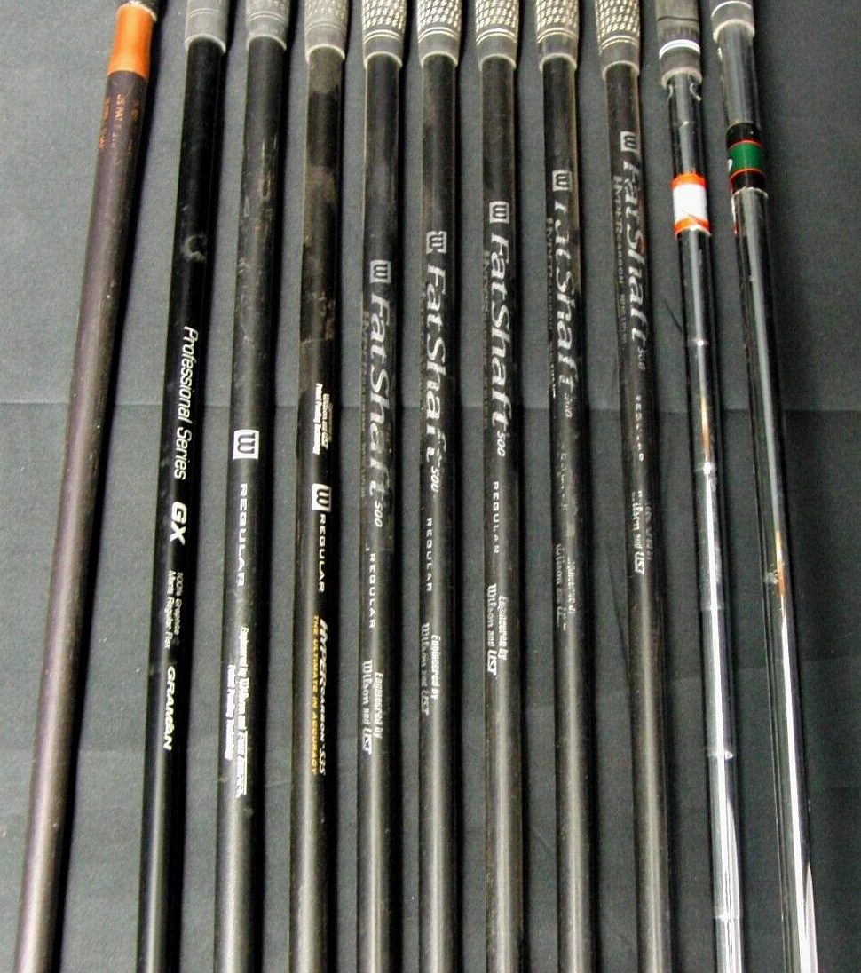 Wilson, TaylorMade, Slazenger, & Ben Sayers Set Of Wilson Fat Shaft 5-SW +Driver +3 Wood + 5 Wood +Putter +Bag 11 Wilson, TaylorMade, Slazenger, & Ben Sayers Set Of Wilson Fat Shaft 5-SW +Driver +3 Wood + 5 Wood +Putter +Bag - Image 9