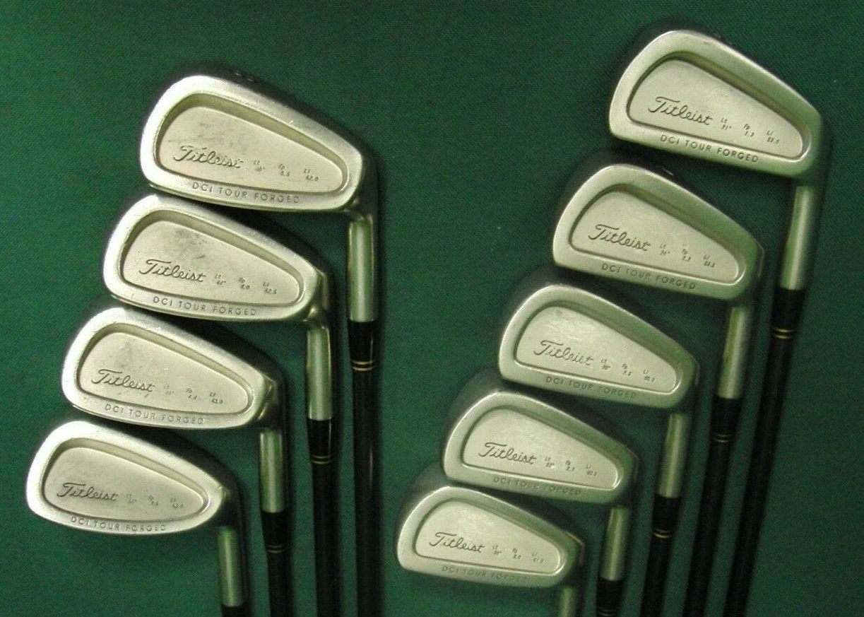 Set Of 9 X Titleist DCI TOUR Forged Irons 3-SW Regular Graphite Shafts 4 Set Of 9 X Titleist DCI TOUR Forged Irons 3-SW Regular Graphite Shafts - Image 2