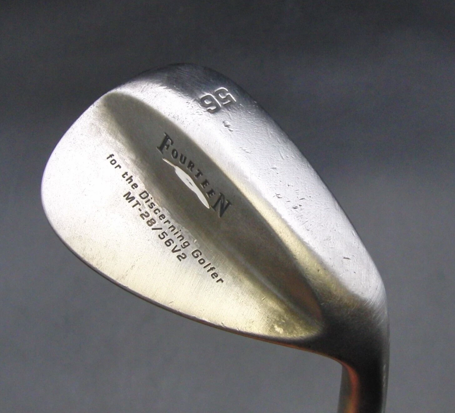 Fourteen MT-28 / 56V2 56° Sand Wedge Wedge Flex Steel Shaft Golf Pride Grip 4 Fourteen MT-28 / 56V2 56° Sand Wedge Wedge Flex Steel Shaft Golf Pride Grip - Image 2