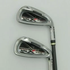 Set Of 2 X Tear Drop X TDX 5 & 6 Irons Stiff Graphite Shafts Tear Drop Grips