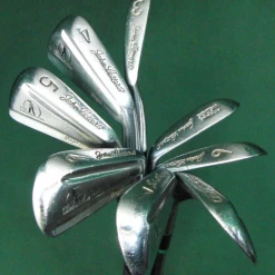 Set Of 8 X John Letters PGA Irons 3-PW Regular Steel Shafts Mixed Grips