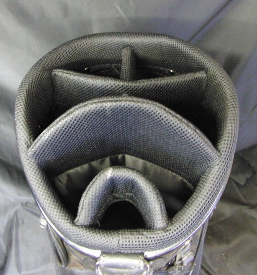 6 Division Nike Black Silver Tour Cart Trolley Golf Bag 7 6 Division Nike Black Silver Tour Cart Trolley Golf Bag - Image 5