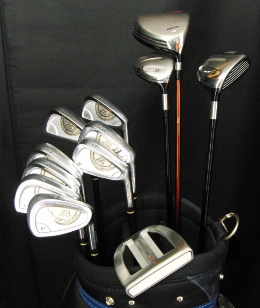 Mizuno And Arrow Tube Set Of Mizuno Pro JP 3-PW +Driver +4 Wood +5 Wood +Putter +Bag 3 Mizuno And Arrow Tube Set Of Mizuno Pro JP 3-PW +Driver +4 Wood +5 Wood +Putter +Bag