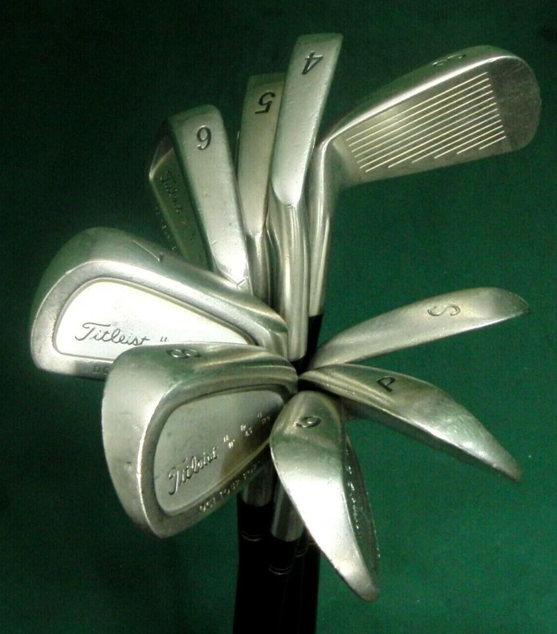 Set Of 9 X Titleist DCI TOUR Forged Irons 3-SW Regular Graphite Shafts 3 Set Of 9 X Titleist DCI TOUR Forged Irons 3-SW Regular Graphite Shafts