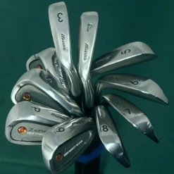 Set 10 X Mizuno Zephyr Irons 3-SW + F Wedge Extra Stiff Graphite Shafts