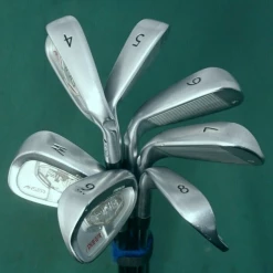 Set Of 7 X Ping Anser Forged Black Dot Irons 4-PW Stiff Steel Shafts Ping Grips