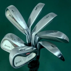 Set Of 7 X Srixon WR Irons 4-PW Stiff Steel Shafts Srixon Grips