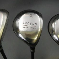 Japanese Set Of 3 Legsus Face-455 RF 3-15º, 5-18º & 7-21º Woods Stiff Graphite
