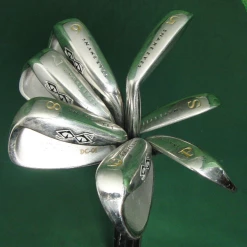 Set Of 7 X Snake Eyes DC01 Irons 5-SW Regular Steel Shafts Cleveland Grips