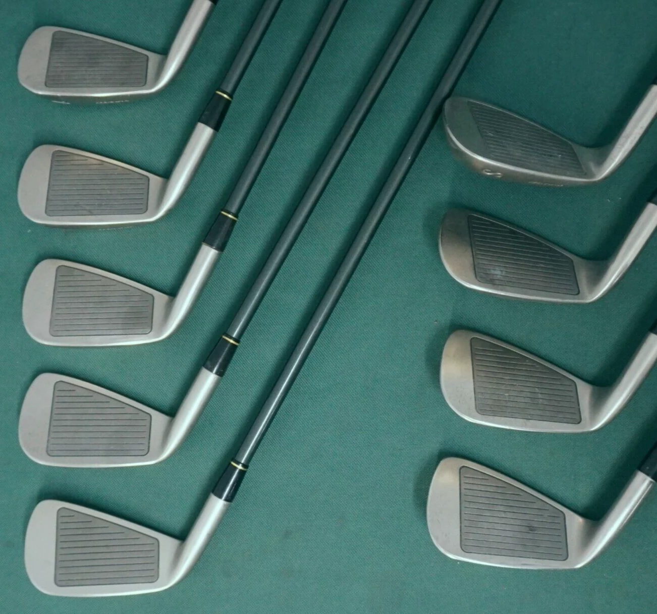 Collectors Set Of 9 X Mizuno Grand Monarch Royal Model Irons 3-SW Seniors Shafts 5 Collectors Set Of 9 X Mizuno Grand Monarch Royal Model Irons 3-SW Seniors Shafts - Image 3
