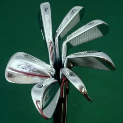 Set Of 7 X Cleveland Tour Action Form Forged TA1 Irons 4-PW Stiff Steel Shafts