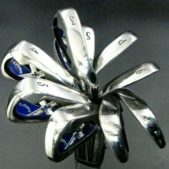 Set Of 8 X Callaway X18 Irons 3-SW Uniflex Steel Shafts - Shortened By 1.5"