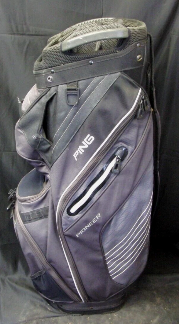 15 Division Ping Pioneer Dark Blue White Tour Cart Golf Clubs Bag 6 15 Division Ping Pioneer Dark Blue White Tour Cart Golf Clubs Bag - Image 4