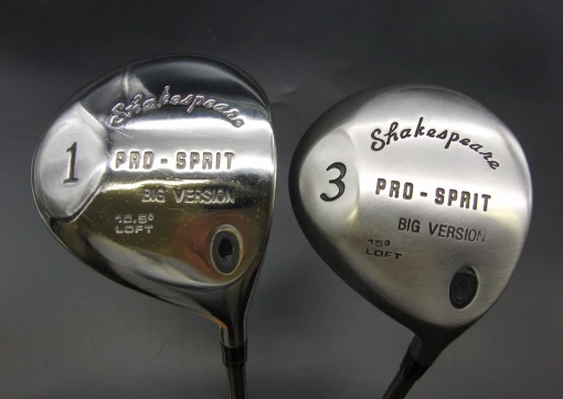Set Of 2 Shakespeare Pro Sprit 10.5° Driver & 15° 3 Wood Regular Graphite Shaft -Golf Bags Shop 32 c20dd497 8b37 4f1a 8924 4aef3a10f697