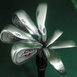 Set 7 X Japan Issue Callaway Big Bertha Irons 4-10 Regular Graphite Shafts