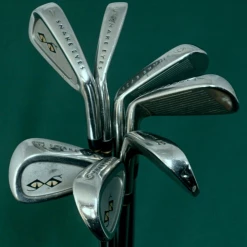 Set Of 7 X Snake Eyes TC-01 Irons 4-PW Regular Steel Shafts Snake Eyes Grips