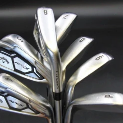 Set Of 7 X Callaway Apex CF 16 Irons 4-PW Stiff Coated Steel Shafts C/way Grips