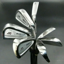 Set Of 7 X Mizuno E-10 Irons 4-PW Regular Steel Shafts Golf Pride Grips